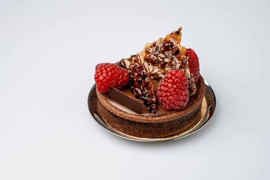 Fondant au chocolat tranché